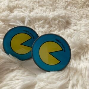 Set of 2 PAC-Man drawer knobs-NEW-unused